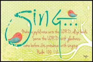 come before his presence with singing